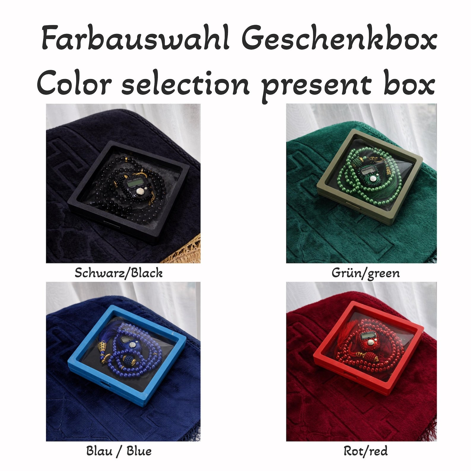 Personalisierter Gebetsteppich mit Namen